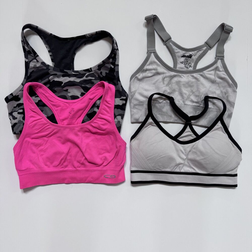4pc women size small sports bra pullover